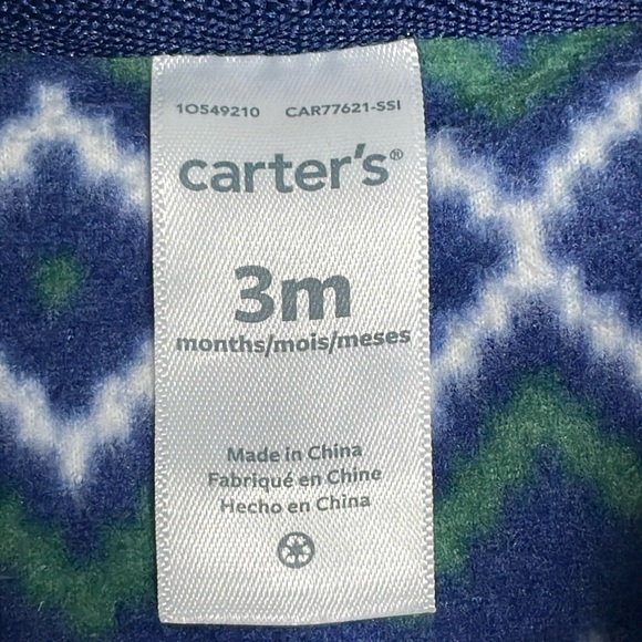 ☃️❄️carters cozy onesie - Picture 2 of 6